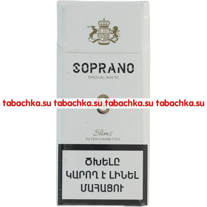 Сигареты Soprano Special White Slim Сигареты Soprano Special White Slim